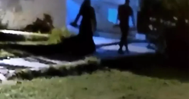 Eski eşinin eşarpla boğduğu Hanım Biçer in son anları kamerada