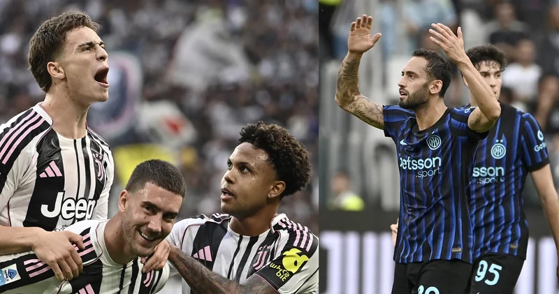Juventus Inter maçına Hakan Çalhanoğlu ve Kenan Yıldız damga vurdu