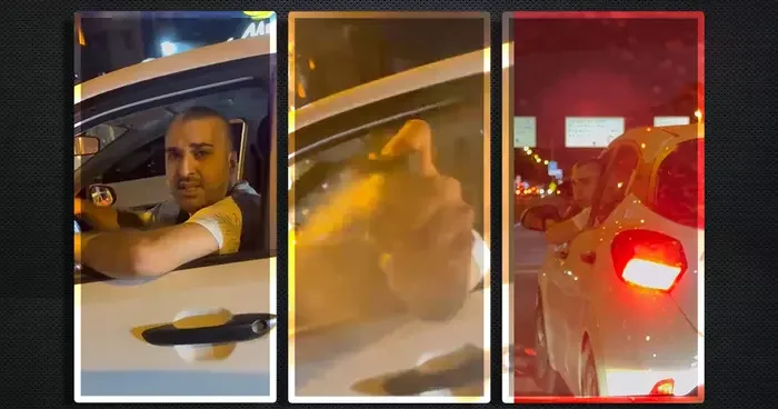 Üsküdar da trafikte yol verme tartışması şiddete dönüştü! Sürücü, yan koltuktaki kadına biber gazı sıktı! Olay anı kameralara yansıdı...