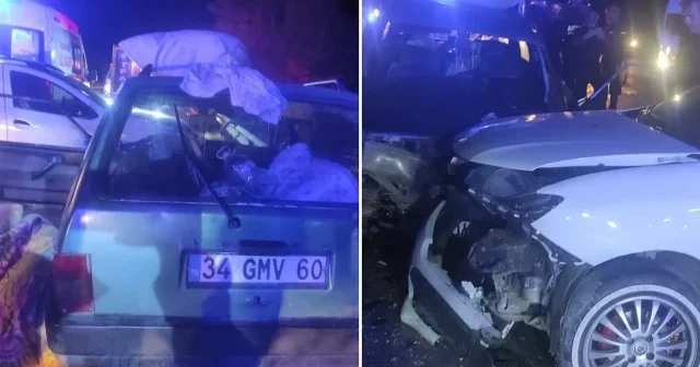 Karabük’te otomobiller çarpıştı: İkisi çocuk altı kişi 6 yaralı Karabük Haberleri