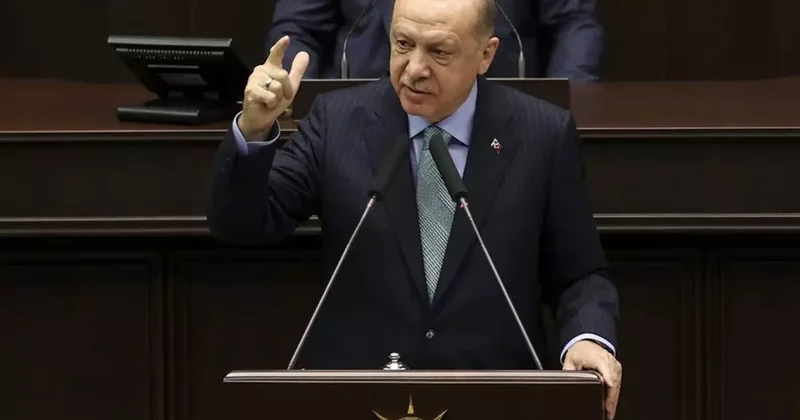 Cumhurbaşkanı Erdoğan dan partisinin grup toplantısında konuşuyor