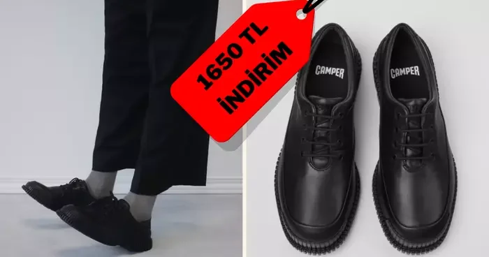 Hakiki deri, zamansız tasarım! Camper Pix Ayakkabı 1650 TL indirimde