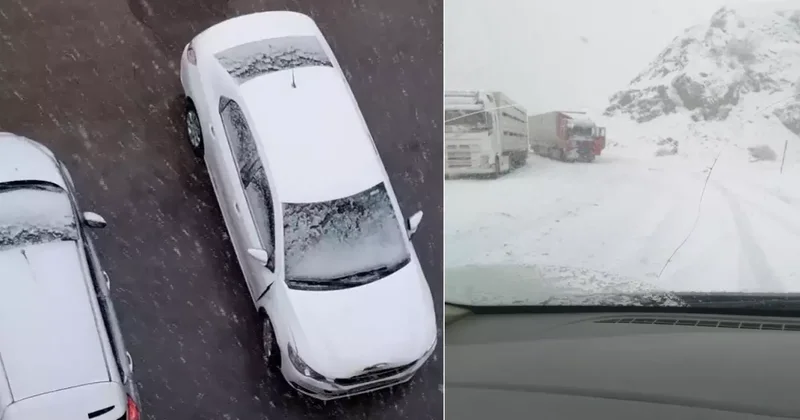 Mayıs ayında kar sürprizi! Kent merkezi beyaza büründü