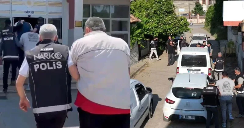 Aydın da operasyon: Uyuşturucu ticareti yapan baba ve 3 oğlu tutuklandı
