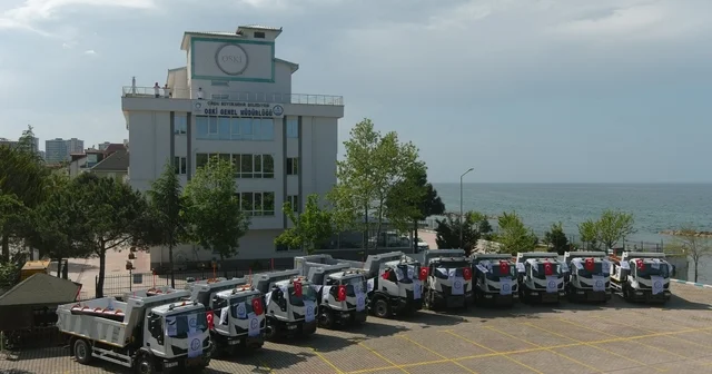 Ordu Büyükşehir Belediyesine yeni 10 iş makinesi alındı Ordu Haberleri
