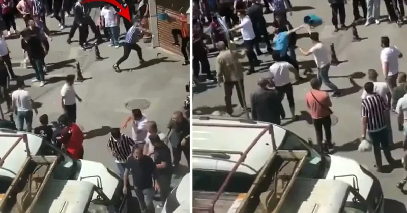 Tekmeler yumruklar havada uçuştu! Kupa finali öncesi ortalık savaş alanına döndü
