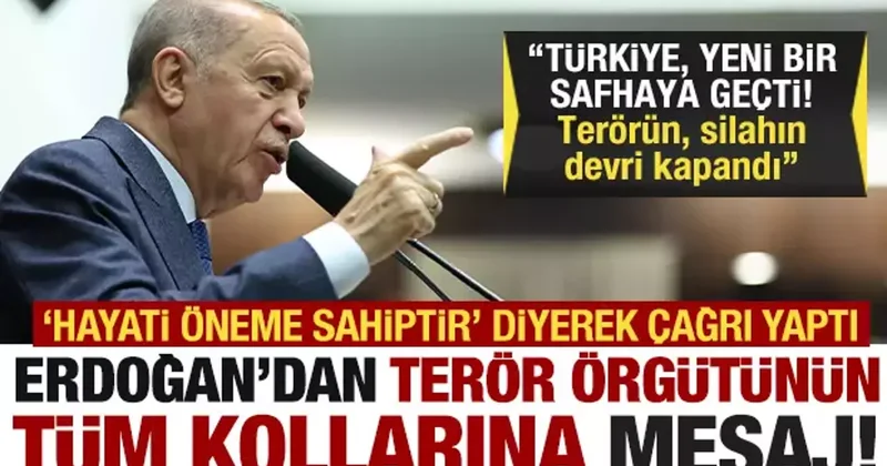 Cumhurbaşkanı Erdoğan: Örgütün tüm kolları feshe katılmalı!