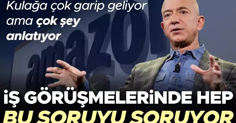 Ünlü milyarderin iş görüşmelerinde sorduğu kritik soru! Kulağa tuhaf geliyor ama çok şey anlatıyor