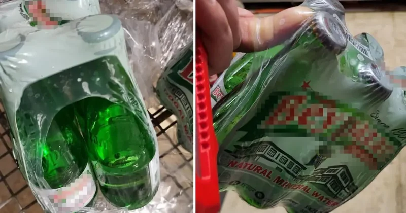 Bu da oldu! 6 lı maden suyunu inceledi, gördüğü manzara karşısında şoke oldu