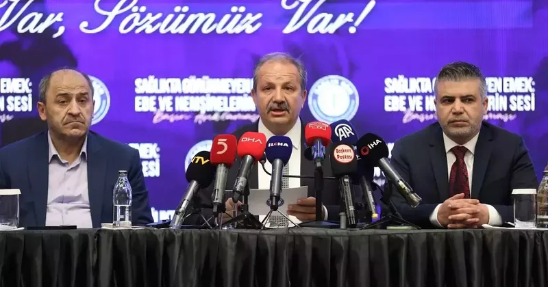 Sağlık Sen Başkanı Doğan: Hemşirelerimizin, ebelerimizin hakları için ne gerekiyorsa yapacağız