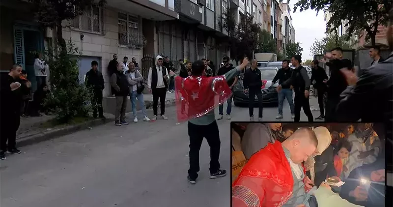 Down sendromlu Mehmet in asker eğlencesi hayalini mahalleli gerçekleştirdi