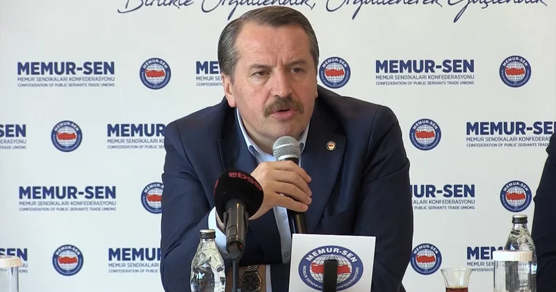 Memur Sen Genel Başkanı Yalçın: Amacımız, emekçilerin milli gelirden düzgün pay alması