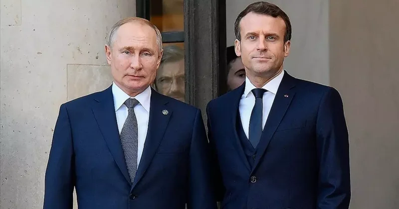 İstanbul a gelecek mi? Macron dan Putin e gözdağı