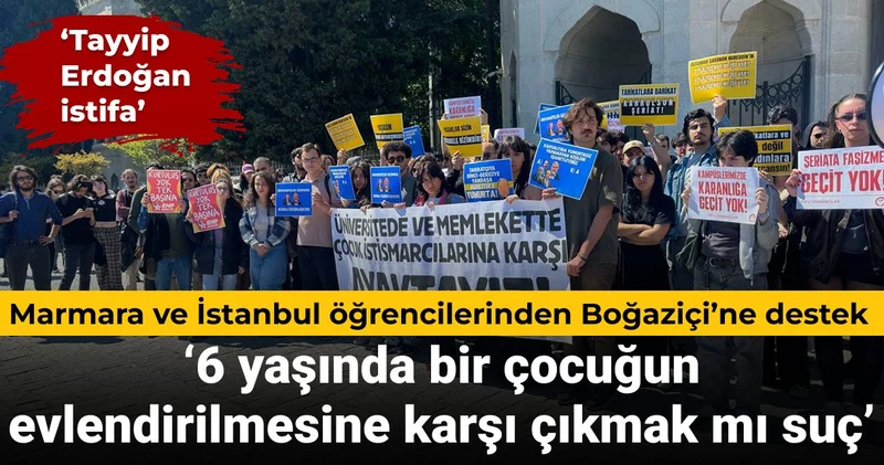 İstanbul ve Marmara öğrencilerinden Boğaziçi eylemlerine destek