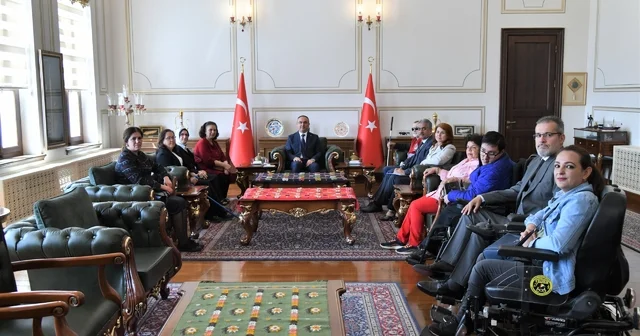 Engelli derneklerinden Vali Soytürk e ziyaret Tekirdağ Haberleri