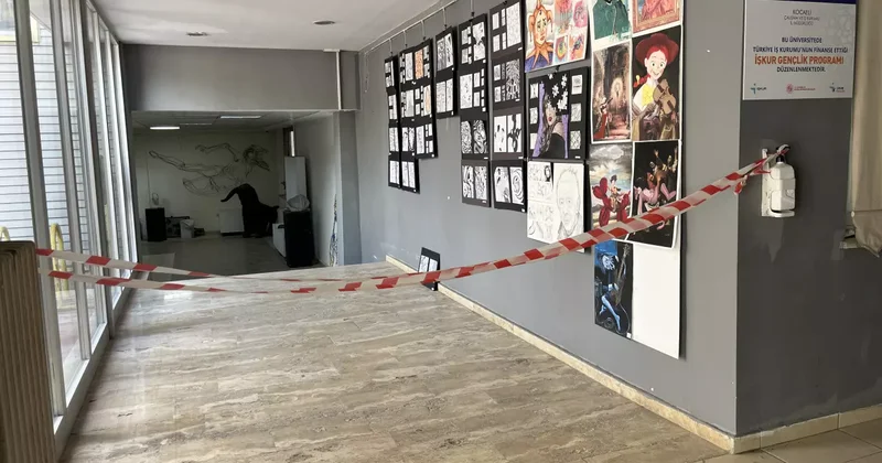 Fakülte, çatlaklar nedeniyle boşaltıldı!