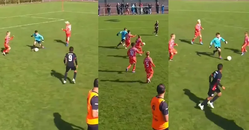 Servet Çetin çalımlarıyla rakip kaleye gitti: Minik kaleciden resital