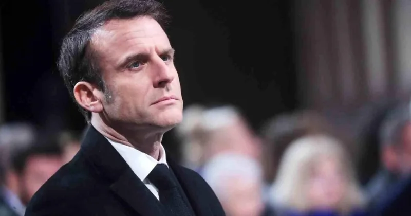 Macron: İsrail hükümetinin bugün Gazze de yaptığı kabul edilemez