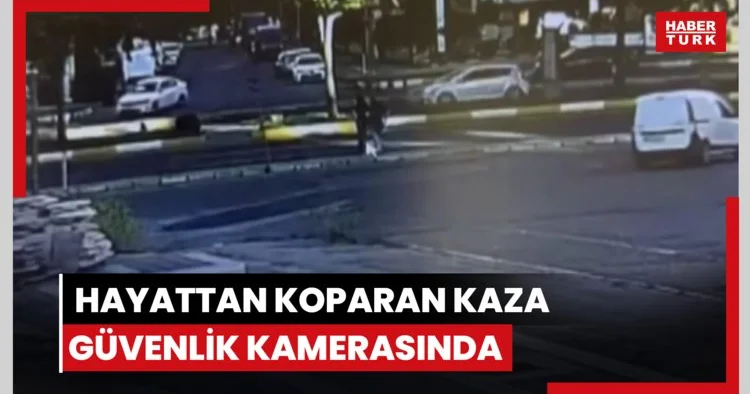Diyarbakır’da lise öğrencisini hayattan koparan kaza güvenlik kamerasında