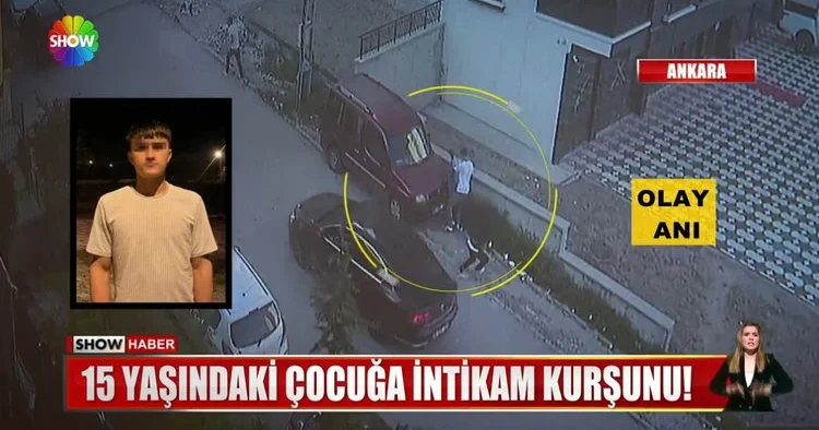 15 yaşındaki çocuğa intikam kurşunu!