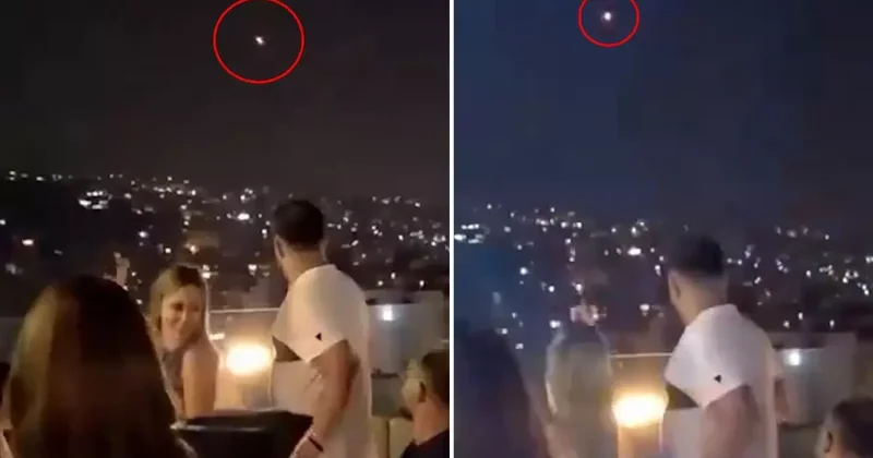 Gece kulübünde eğlendikleri esnada üzerlerinden İran ın füzeleri geçti