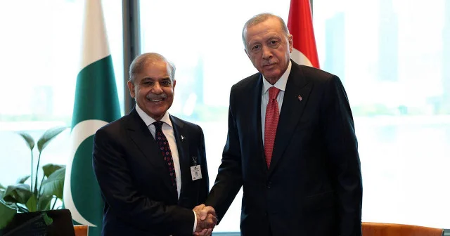 Bir görüşme de Pakistan la: Cumhurbaşkanı Erdoğan Şahbaz Şerif ile görüştü Ankara Haberleri