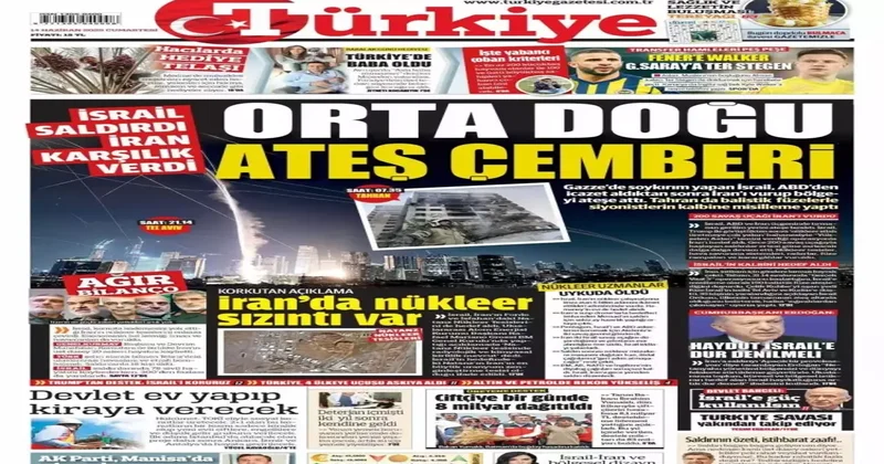 İsrail İran savaşını gazeteler nasıl gördü? Küresel haydut Gazete manşetleri