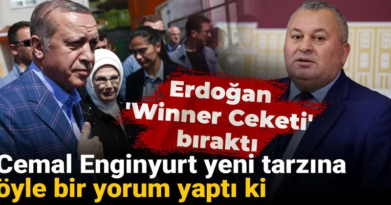 Erdoğan Winner Ceketi bıraktı: Cemal Enginyurt yeni tarzına öyle bir yorum yaptı ki