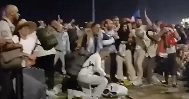 Baltacılar Küresel Gazze Yürüyüşü katılımcılarına saldırdı VİDEO İZLE