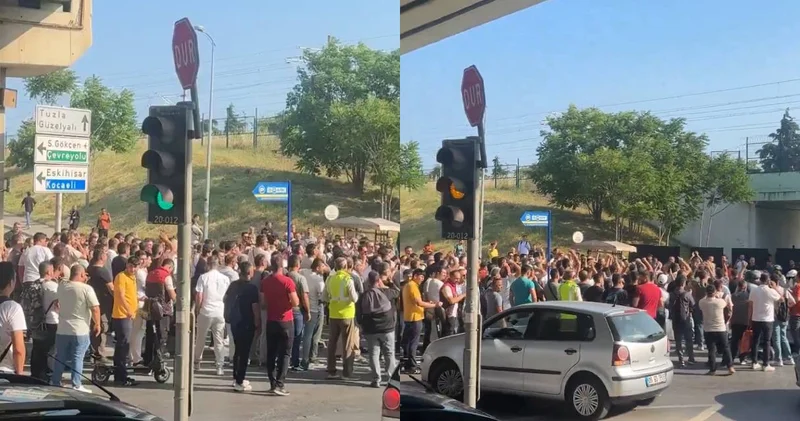 Savunma sanayi emekçilerinden eylem