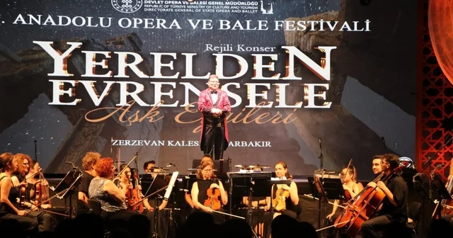 Tarihi Zerzevan Kalesi nde Yerelden Evrensele Aşk Ezgileri konseri Diyarbakır Haberleri