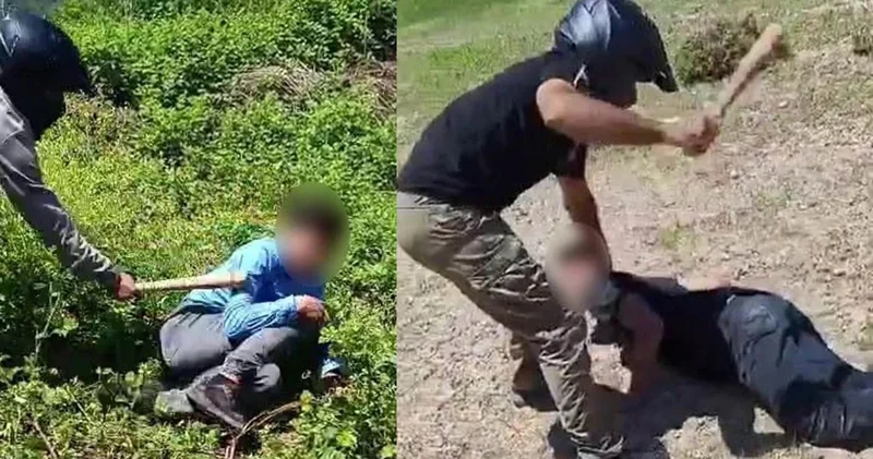 Otoyol kenarında 2 genci dövdü, Dayak yemiş halde buldum dedi