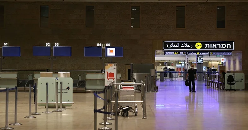 İsrail deki Ben Gurion Havalimanı uçuşlara kapatıldı