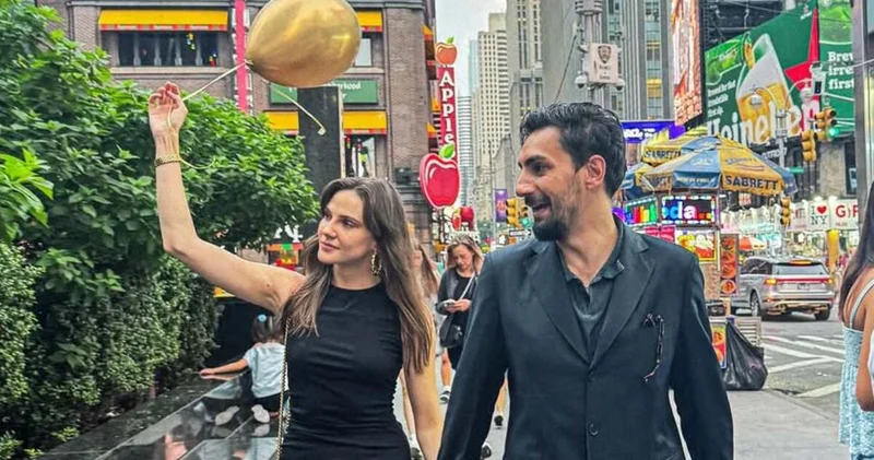 Alina Boz ve Umut Evirgen den New York ta aşk dolu doğum günü kutlaması Magazin haberleri