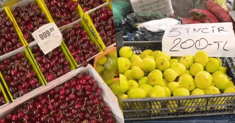 Kirazla başladı incirle devam: Kilosu 200 lira