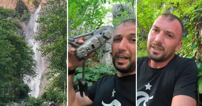 Trabzon da alkış toplayan hareket! 3 yıl önce kaybolan dronu bulup sahibine ulaştırdı