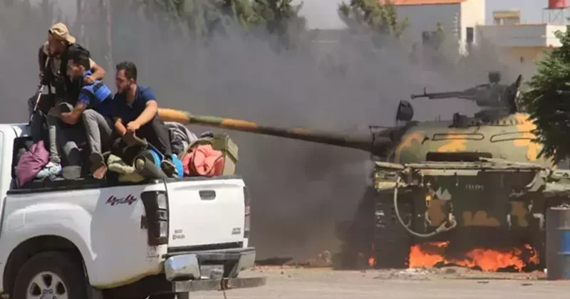 İsrail, silahlı çatışmalara müdahaleye giden Suriye ordusuna ait tankları vurdu