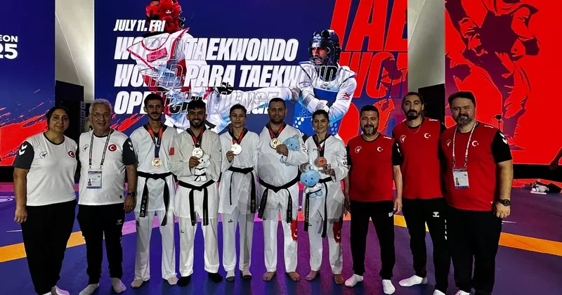 Milli sporcular Çin’den zaferle dönüyor! Para Taekwondo da 5 madalya