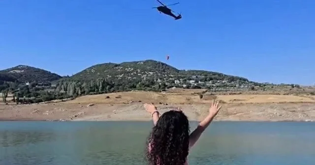 Sikorsky pilotunun selamladığı Hifa nın babası o anları anlattı: Kızım mutluluktan havalara zıpladı VİDEO İZLE