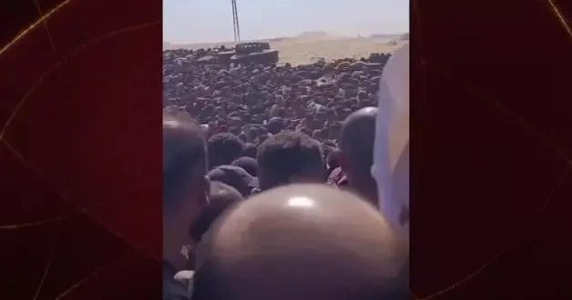 İsrail in ölüm tuzağı anbean kaydedildi! Yüzlerce kişi toplanmıştı