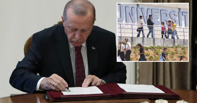 Cumhurbaşkanı Erdoğan imzaladı: Yeni fakülteler ve enstitüler kuruldu Eğitim Haberleri