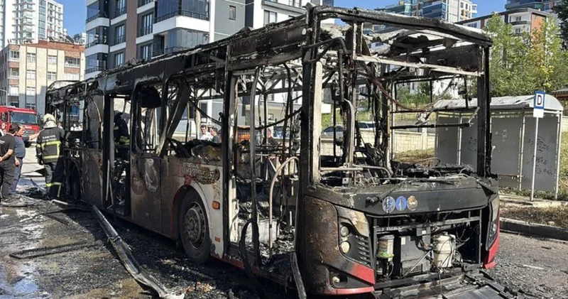 Samsun da yolcu otobüsünde çıkan yangın söndürüldü Güncel haberler