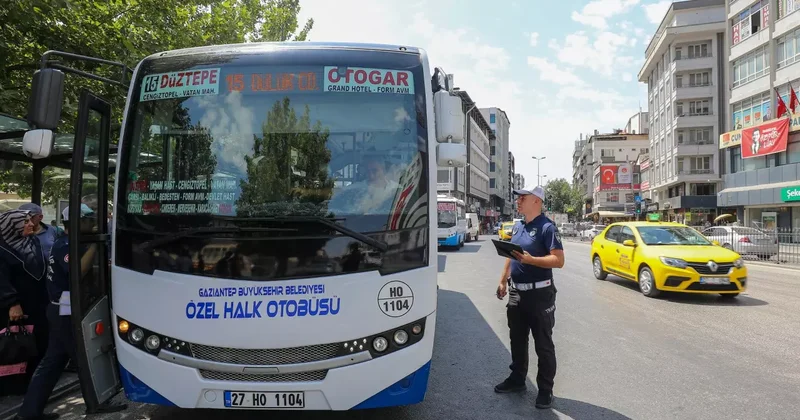 Gaziantep Büyükşehir denetimlere devam ediyor: 521 araca ceza yazdı