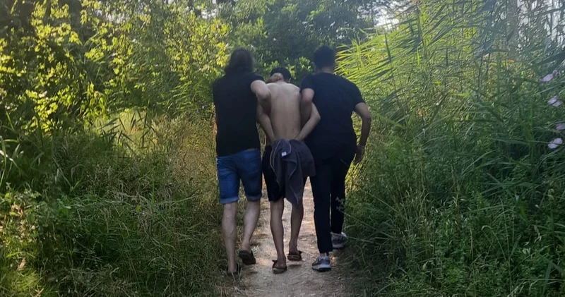18 yıl hapis cezası olan firari denizde yüzerken yakalandı