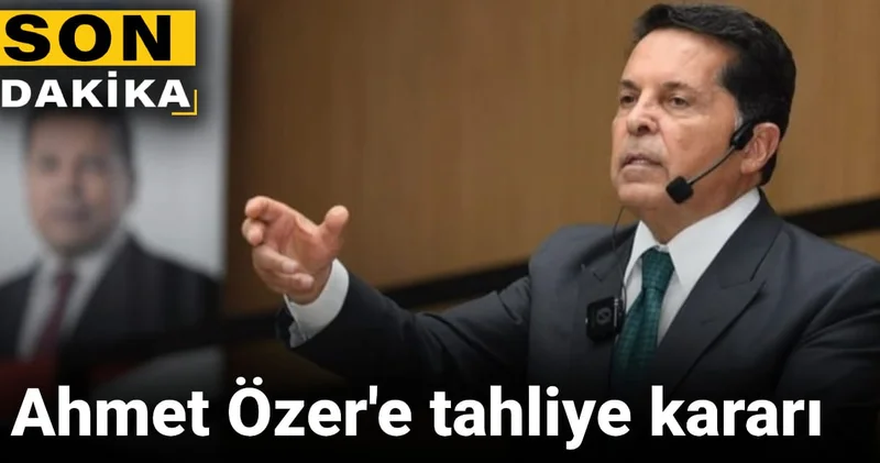 Son Dakika Ahmet Özer e tahliye kararı