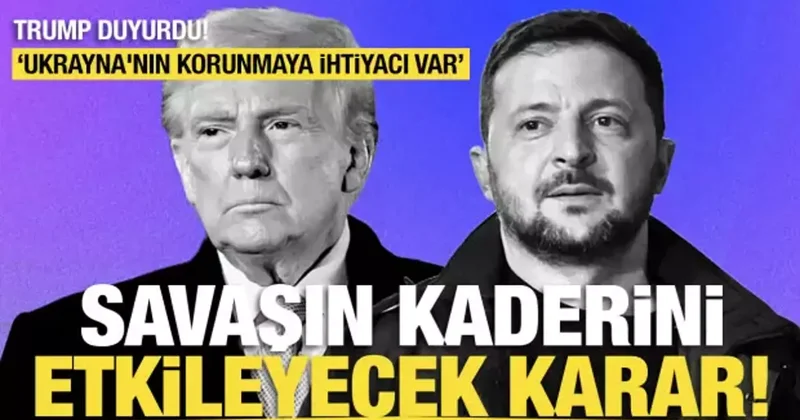 Son dakika...Trump: Ukrayna’ya çok ihtiyaç duydukları Patriotları göndereceğiz