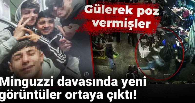 Minguzzi davasında yeni görüntüler ortaya çıktı! Gülerek poz vermişler