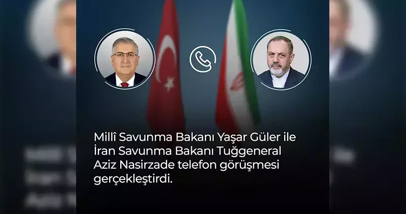 Bakan Güler, İranlı mevkidaşı ile görüştü