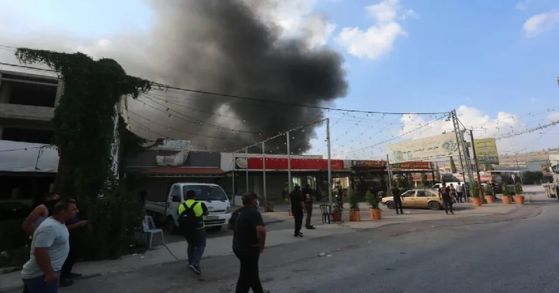 Filistin topraklarını gasbeden İsrailliler, Ramallah ta su kuyularına saldırdı