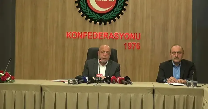HAK İŞ Genel Başkanı Arslan: Almadığımız ücretin borçlusu durumuna düştük